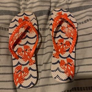 Lobster beach sandals